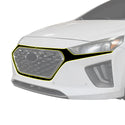 Fits Hyundai Ioniq 2017-2022 Vinyl Chrome Delete Grille Blackout Decal Stickers Overlay Film - Bogar Tech Designs