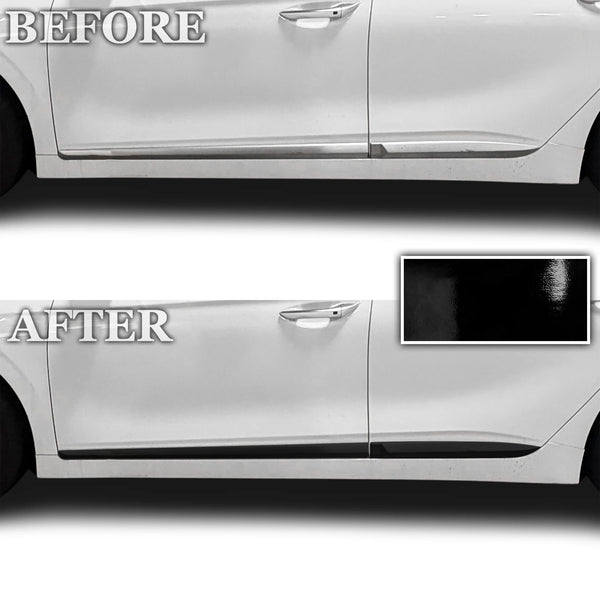 Fits Hyundai Ioniq 2017-2022 Vinyl Chrome Delete Grille Blackout Decal Stickers Overlay Film - Bogar Tech Designs