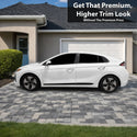 Fits Hyundai Ioniq 2017-2022 Vinyl Chrome Delete Grille Blackout Decal Stickers Overlay Film - Bogar Tech Designs