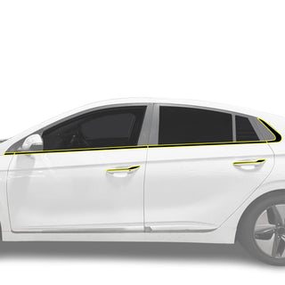 Fits Hyundai Ioniq 2017-2022 Vinyl Chrome Delete Grille Blackout Decal Stickers Overlay Film - Bogar Tech Designs