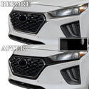 Fits Hyundai Ioniq 2017-2022 Vinyl Chrome Delete Grille Blackout Decal Stickers Overlay Film - Bogar Tech Designs