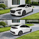 Fits Hyundai Ioniq Hybrid 2017-2022 Full Headlight Taillight Precut Smoked PPF Tint Kit Film Overlay  - Bogar Tech Designs