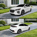 Fits Hyundai Ioniq Hybrid 2017-2022 Full Headlight Taillight Precut Smoked PPF Tint Kit Film Overlay  - Bogar Tech Designs