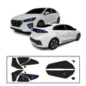 Fits Hyundai Ioniq Hybrid 2017-2022 Full Headlight Taillight Precut Smoked PPF Tint Kit Film Overlay  - Bogar Tech Designs