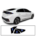 Fits Hyundai Ioniq Hybrid 2017-2022 Full Headlight Taillight Precut Smoked PPF Tint Kit Film Overlay  - Bogar Tech Designs