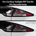 Fits Hyundai Ioniq Hybrid 2017-2022 Full Headlight Taillight Precut Smoked PPF Tint Kit Film Overlay  - Bogar Tech Designs