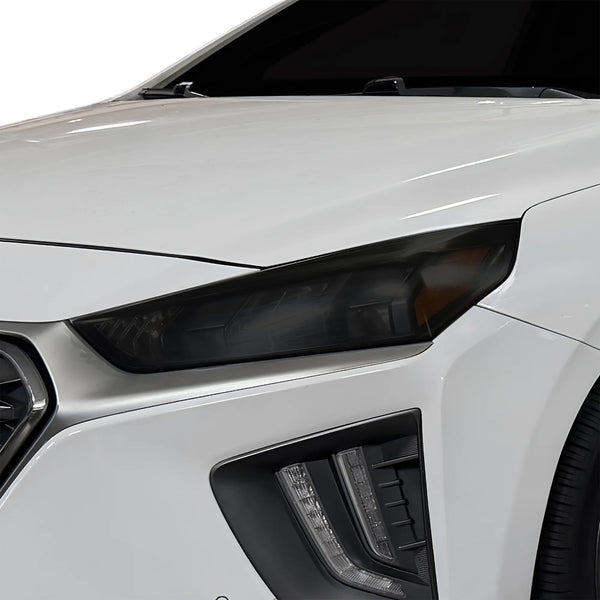 Fits Hyundai Ioniq Hybrid 2017-2022 Full Headlight Taillight Precut Smoked PPF Tint Kit Film Overlay  - Bogar Tech Designs