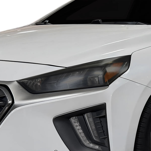 Fits Hyundai Ioniq Hybrid 2017-2022 Full Headlight Taillight Precut Smoked PPF Tint Kit Film Overlay  - Bogar Tech Designs