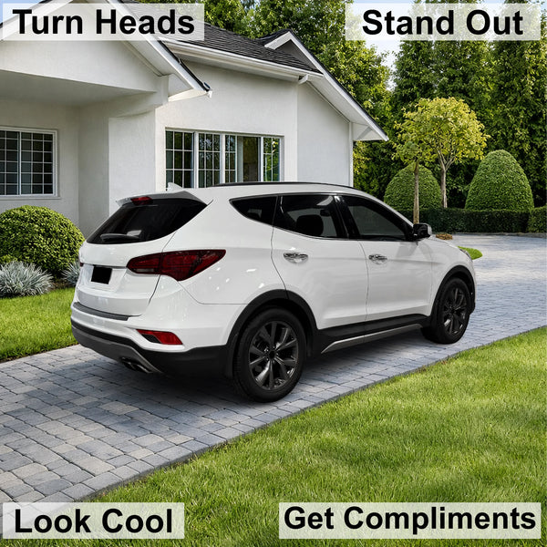 Fits Hyundai Santa Fe Sport 2014-2018 Full Headlight Taillight Precut Smoked PPF Tint Kit Film Overlay  - Bogar Tech Designs