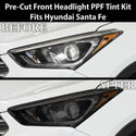Fits Hyundai Santa Fe Sport 2014-2018 Full Headlight Taillight Precut Smoked PPF Tint Kit Film Overlay  - Bogar Tech Designs