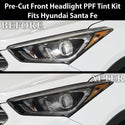 Fits Hyundai Santa Fe Sport 2014-2018 Full Headlight Taillight Precut Smoked PPF Tint Kit Film Overlay  - Bogar Tech Designs