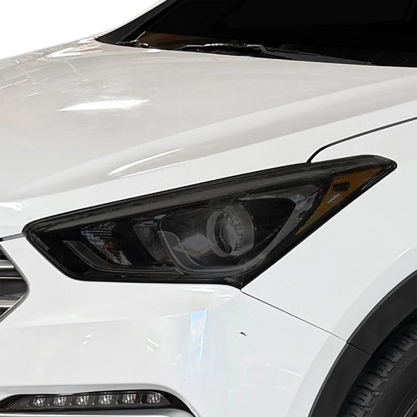 Fits Hyundai Santa Fe Sport 2014-2018 Full Headlight Taillight Precut Smoked PPF Tint Kit Film Overlay  - Bogar Tech Designs