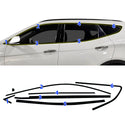 Fits Hyundai Santa Fe Sport 2017-2018 Vinyl Chrome Delete Grille Blackout Decal Stickers Overlay Film - Bogar Tech Designs