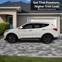 Fits Hyundai Santa Fe Sport 2017-2018 Vinyl Chrome Delete Grille Blackout Decal Stickers Overlay Film - Bogar Tech Designs