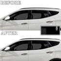 Fits Hyundai Santa Fe Sport 2017-2018 Vinyl Chrome Delete Grille Blackout Decal Stickers Overlay Film - Bogar Tech Designs