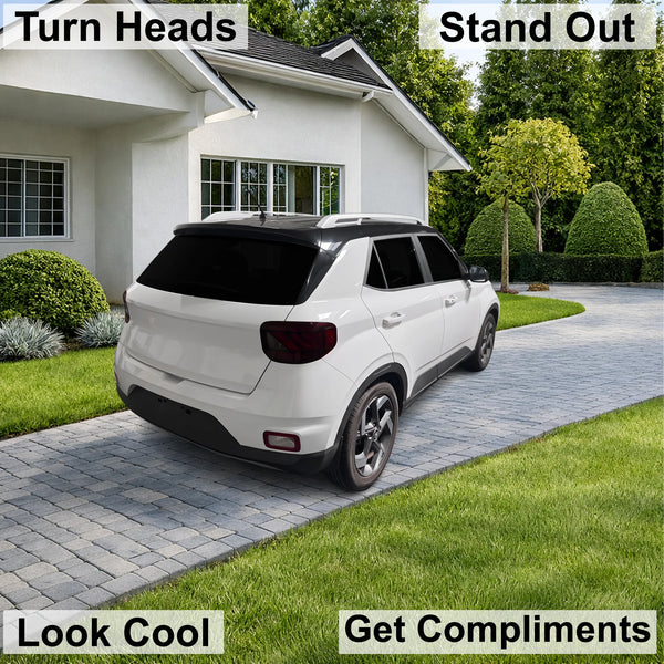 Fits Hyundai Venue 2020-2026 Full Headlight Taillight Precut Smoked PPF Tint Kit Film Overlay  - Bogar Tech Designs