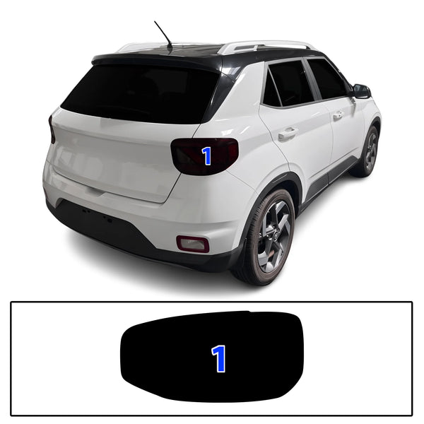 Fits Hyundai Venue 2020-2026 Full Headlight Taillight Precut Smoked PPF Tint Kit Film Overlay  - Bogar Tech Designs