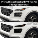 Fits Hyundai Venue 2020-2026 Full Headlight Taillight Precut Smoked PPF Tint Kit Film Overlay  - Bogar Tech Designs