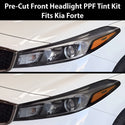 Fits Kia Forte 2017-2018 Full Headlight Taillight Precut Smoked PPF Tint Kit Film Overlay  - Bogar Tech Designs