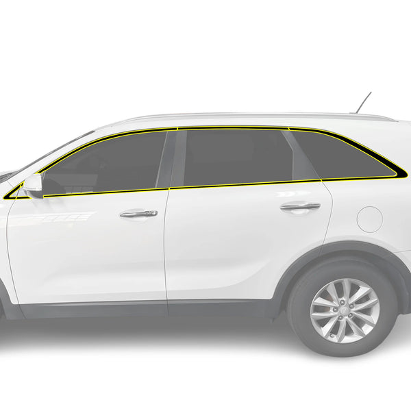 Fits Kia Sorento 2016-2020 Vinyl Chrome Delete Grille Blackout Decal Stickers Overlay Film - Bogar Tech Designs