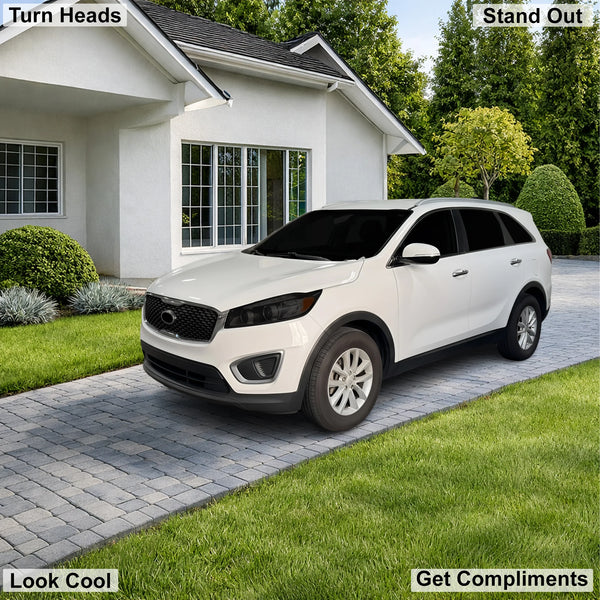 Fits Kia Sorento 2016-2020 Full Headlight Taillight Precut Smoked PPF Tint Kit Film Overlay  - Bogar Tech Designs