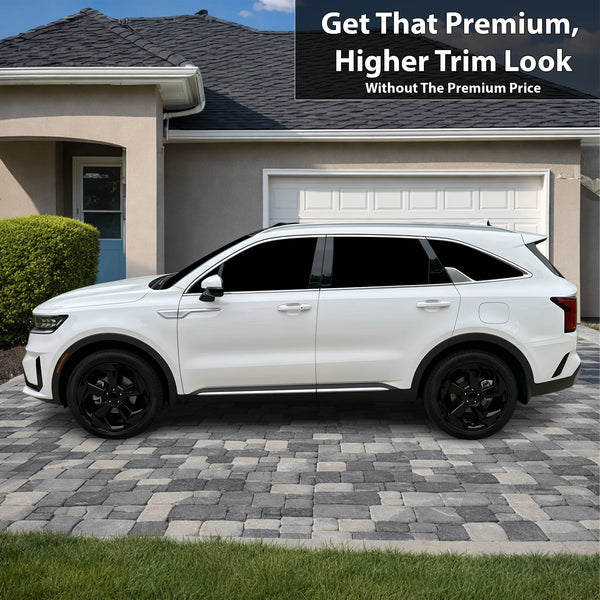 Fits Kia Sorento 2025-2026 Vinyl Chrome Delete Wheel Rim Blackout Decal Stickers Overlay Film - Bogar Tech Designs