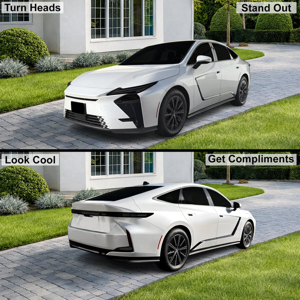 Fits Lexus ES 2026-2027 Full Headlight Taillight Precut Smoked PPF Tint Kit Film Overlay  - Bogar Tech Designs