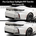 Fits Lexus ES 2026-2027 Full Headlight Taillight Precut Smoked PPF Tint Kit Film Overlay  - Bogar Tech Designs