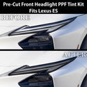 Fits Lexus ES 2026-2027 Full Headlight Taillight Precut Smoked PPF Tint Kit Film Overlay  - Bogar Tech Designs