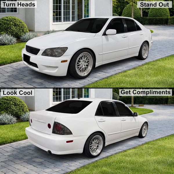 Fits Lexus IS300 2001-2005 Full Headlight Taillight Precut Smoked PPF Tint Kit Film Overlay  - Bogar Tech Designs