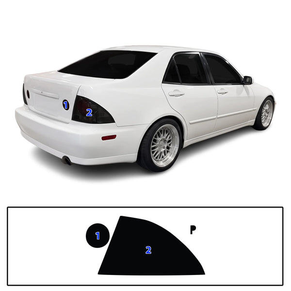 Fits Lexus IS300 2001-2005 Full Headlight Taillight Precut Smoked PPF Tint Kit Film Overlay  - Bogar Tech Designs