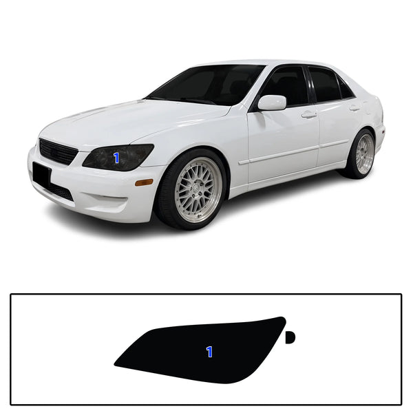 Fits Lexus IS300 2001-2005 Full Headlight Taillight Precut Smoked PPF Tint Kit Film Overlay  - Bogar Tech Designs