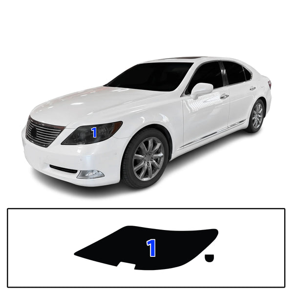 Fits Lexus LS460 2007-2009 Full Headlight Taillight Precut Smoked PPF Tint Kit Film Overlay  - Bogar Tech Designs
