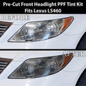 Fits Lexus LS460 2007-2009 Full Headlight Taillight Precut Smoked PPF Tint Kit Film Overlay  - Bogar Tech Designs