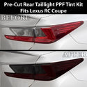 Fits Lexus RC 2015-2018 Full Headlight Taillight Precut Smoked PPF Tint Kit Film Overlay  - Bogar Tech Designs