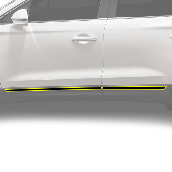 Fits Lincoln MKC 2015-2019 Vinyl Chrome Delete Grille Blackout Decal Stickers Overlay Film - Bogar Tech Designs
