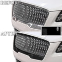 Fits Lincoln MKC 2015-2019 Vinyl Chrome Delete Grille Blackout Decal Stickers Overlay Film - Bogar Tech Designs