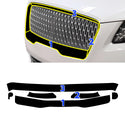 Fits Lincoln MKC 2015-2019 Vinyl Chrome Delete Grille Blackout Decal Stickers Overlay Film - Bogar Tech Designs