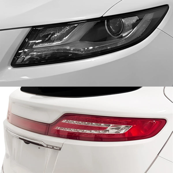 Fits Lincoln MKC 2015-2019 Full Headlight Taillight Precut Smoked PPF Tint Kit Film Overlay  - Bogar Tech Designs