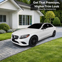 Fits Mercedes-Benz C-Class 2019-2021 Vinyl Chrome Delete Grille Blackout Decal Stickers Overlay Film - Bogar Tech Designs