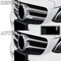 Fits Mercedes-Benz C-Class 2019-2021 Vinyl Chrome Delete Grille Blackout Decal Stickers Overlay Film - Bogar Tech Designs