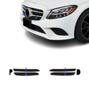 Fits Mercedes-Benz C-Class 2019-2021 Vinyl Chrome Delete Grille Blackout Decal Stickers Overlay Film - Bogar Tech Designs