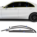 Fits Mercedes-Benz C-Class 2019-2021 Vinyl Chrome Delete Grille Blackout Decal Stickers Overlay Film - Bogar Tech Designs