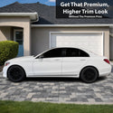 Fits Mercedes-Benz C-Class 2019-2021 Vinyl Chrome Delete Grille Blackout Decal Stickers Overlay Film - Bogar Tech Designs