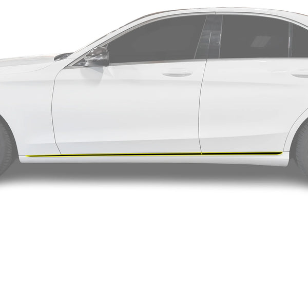 Fits Mercedes-Benz C-Class 2019-2021 Vinyl Chrome Delete Grille Blackout Decal Stickers Overlay Film - Bogar Tech Designs