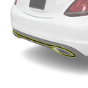 Fits Mercedes-Benz C-Class 2019-2021 Vinyl Chrome Delete Grille Blackout Decal Stickers Overlay Film - Bogar Tech Designs