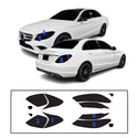 Fits Mercedes-Benz C-Class 2019-2021 Full Headlight Taillight Precut Smoked PPF Tint Kit Film Overlay  - Bogar Tech Designs