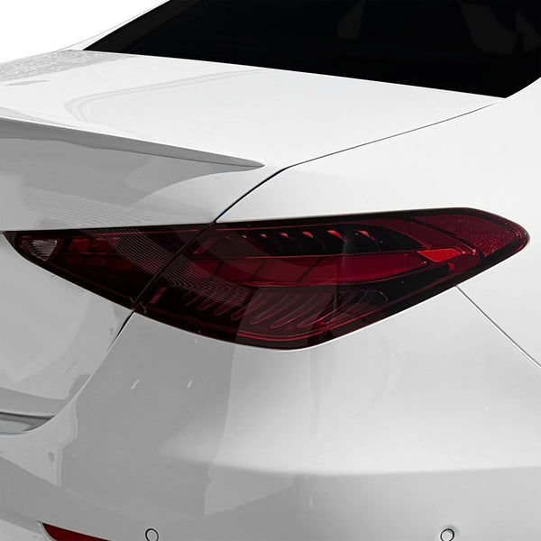 Fits Mercedes-Benz C-Class 2022-2026 Full Headlight Taillight Precut Smoked PPF Tint Kit Film Overlay  - Bogar Tech Designs