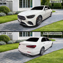 Fits Mercedes-Benz E-Class 2021-2023 Full Headlight Taillight Precut Smoked PPF Tint Kit Film Overlay  - Bogar Tech Designs