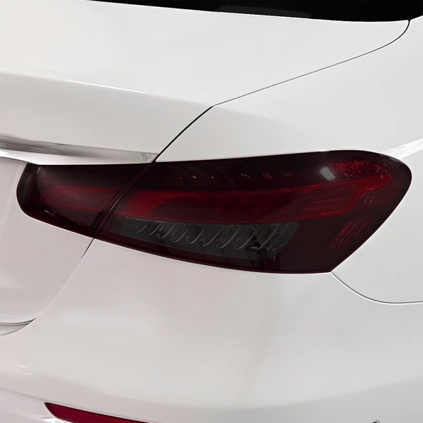 Fits Mercedes-Benz E-Class 2021-2023 Full Headlight Taillight Precut Smoked PPF Tint Kit Film Overlay  - Bogar Tech Designs